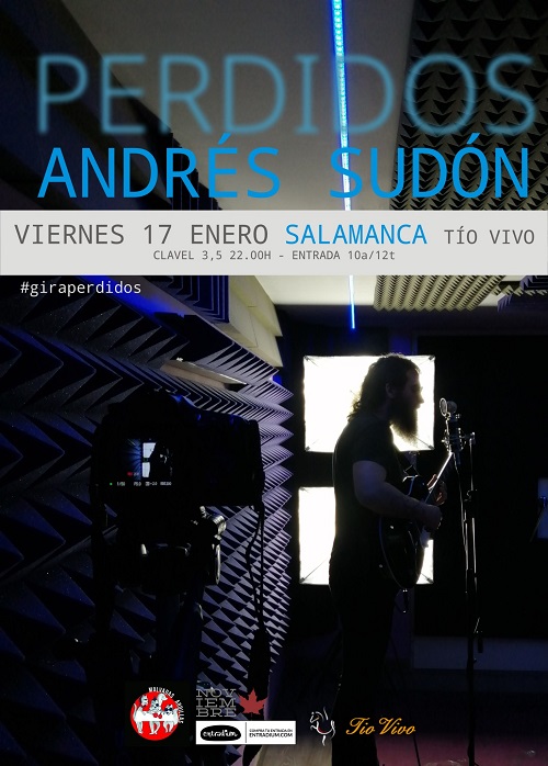 Entrevista Andrés Sudón (conciertosensalamanca.com) presentando "Perdidos" en la Sala TioVivo
