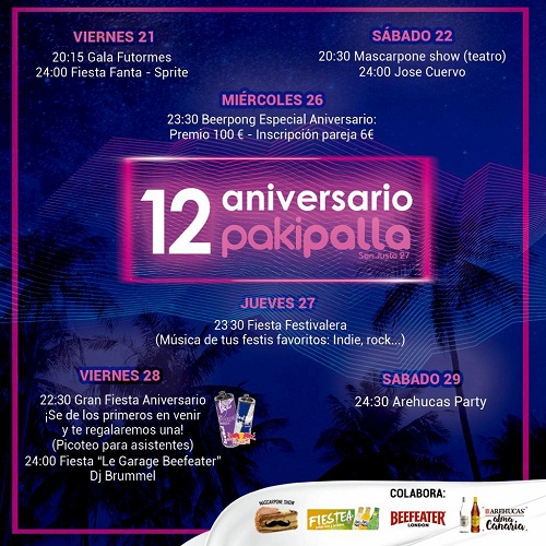 12 ANIVERSARIO PAKIPALLA