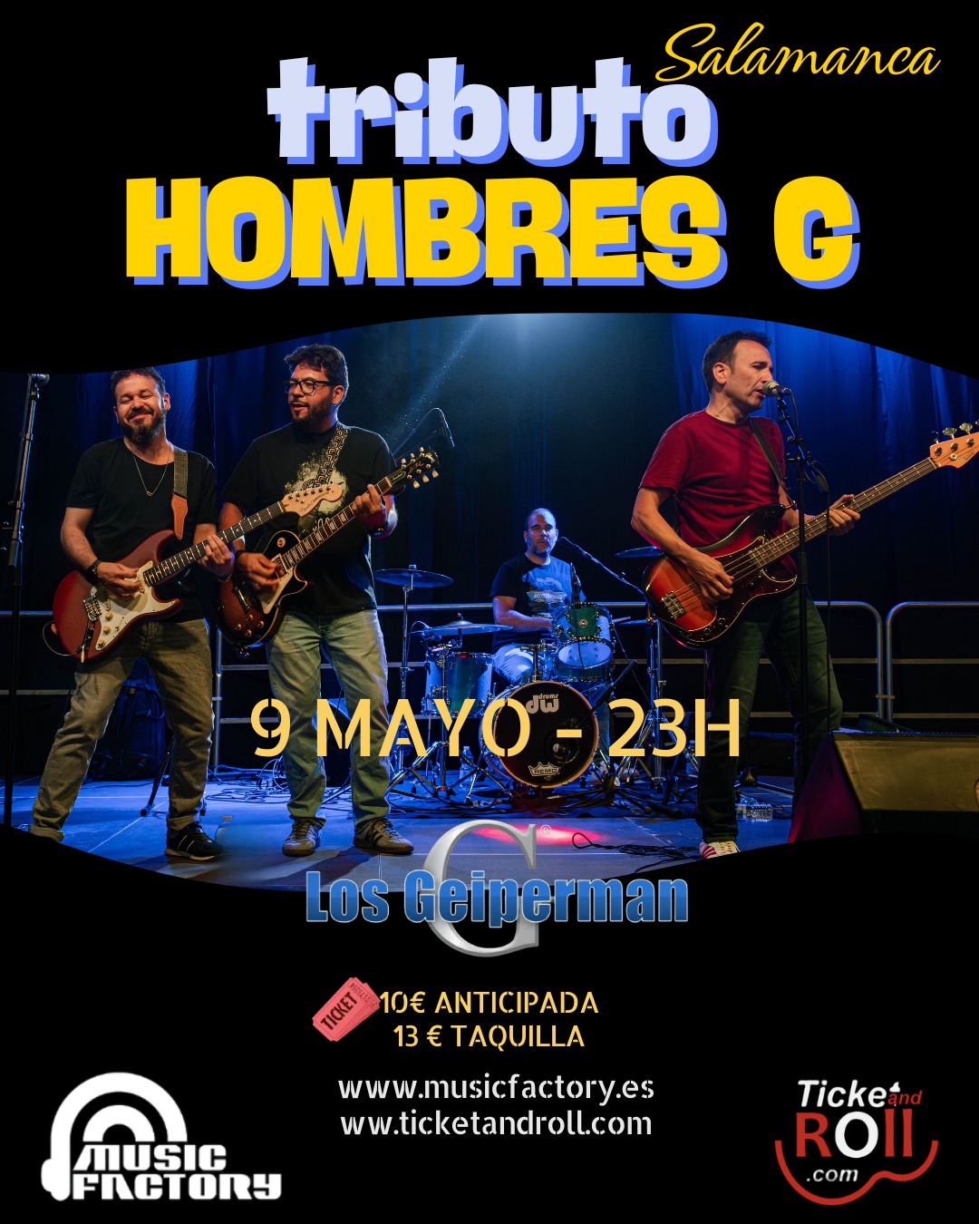 LOS GEIPERMAN - Tributo a HOMBRES G