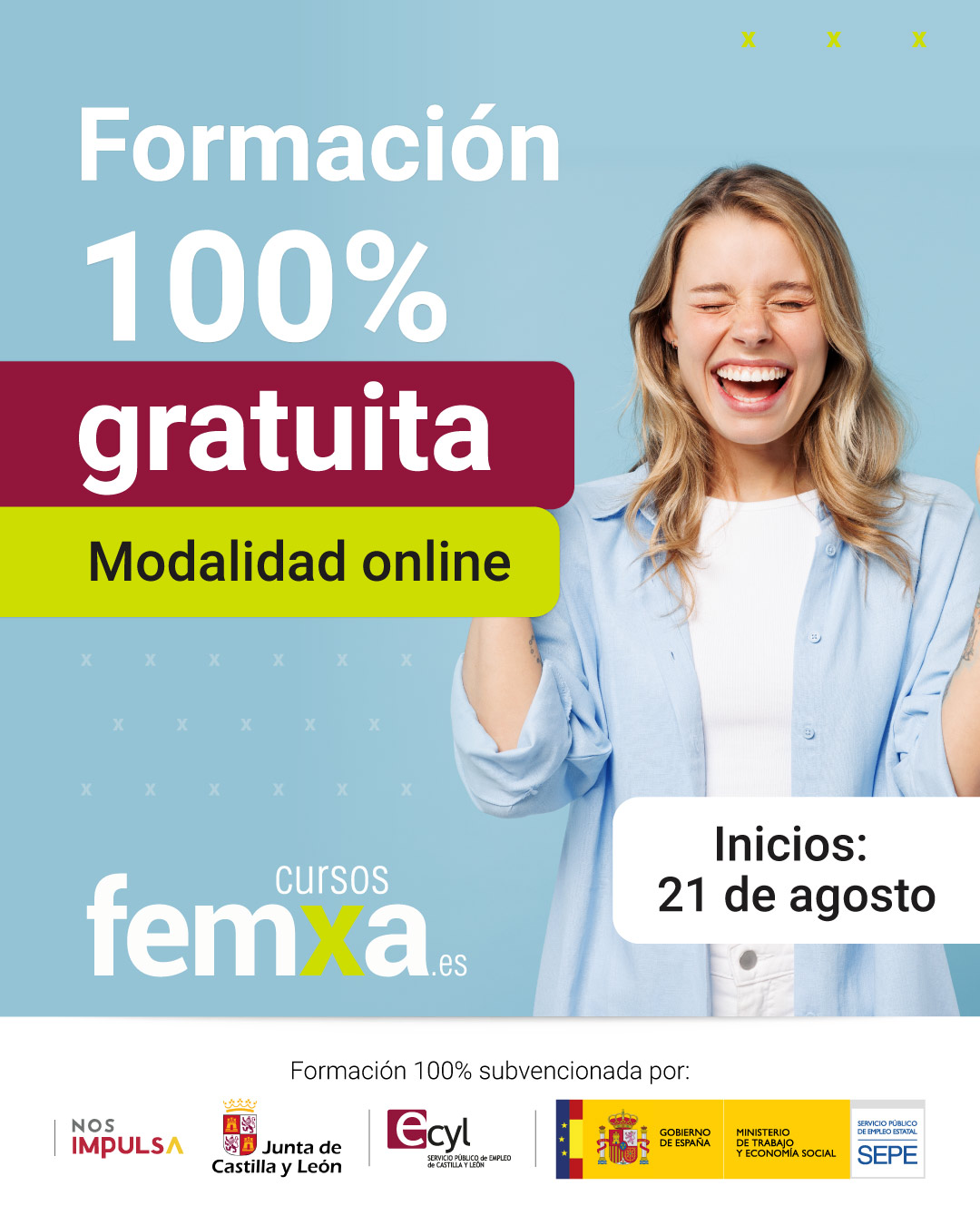 Cursos gratuitos online / para trabajadores & autónomos Salamanca