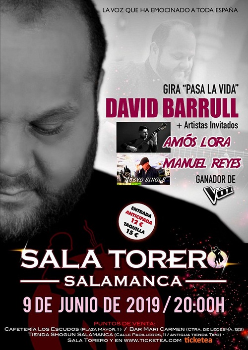 DAVID BARRULL + AMÓS LORA y MANUEL REYES Cantaor