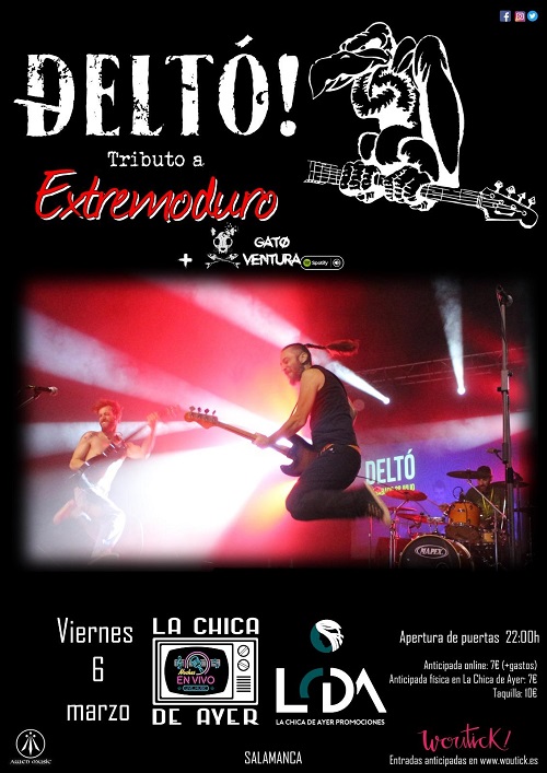 DELTÓ Tributo a 'EXTREMODURO' + GATO VENTURA
