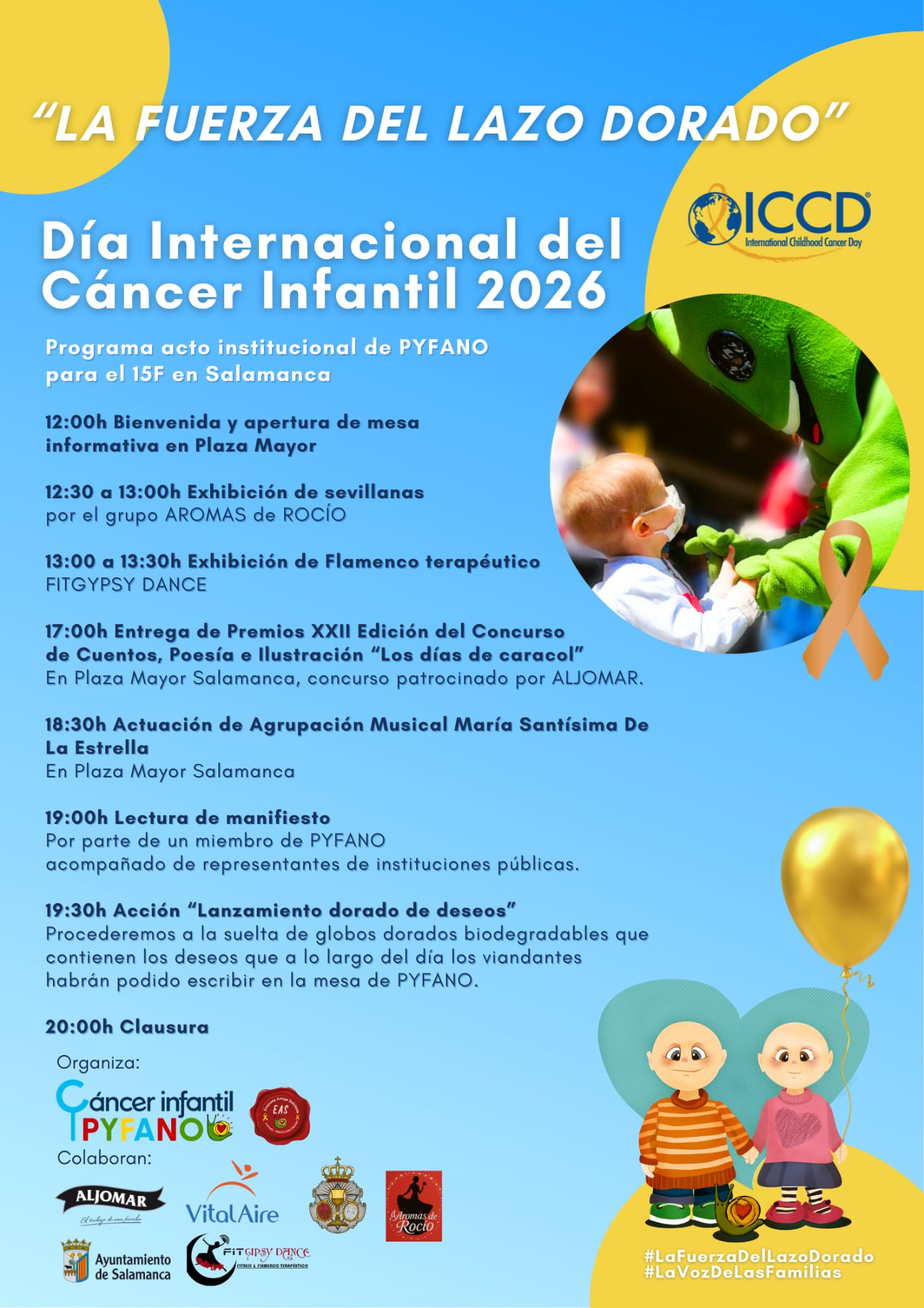 DÍA INTERNACIONAL DEL CÁNCER INFANTIL 2026