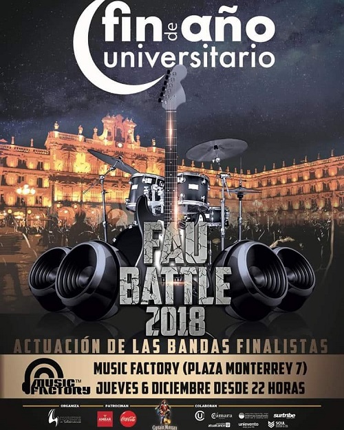 FAU BATTLE 2018, en MUSIC FACTORY
