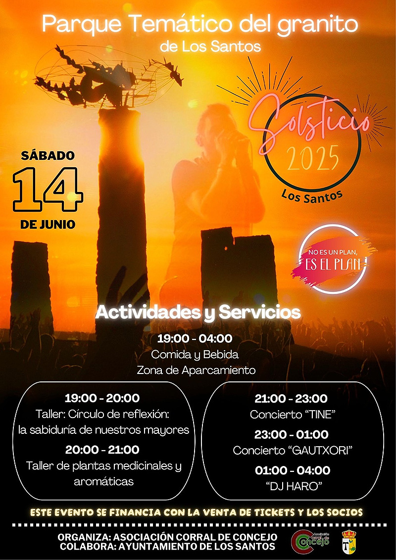 Fiesta SOLSTICIO 2025 (Los Santos): TINE + GAUTXORI + DJ HARO