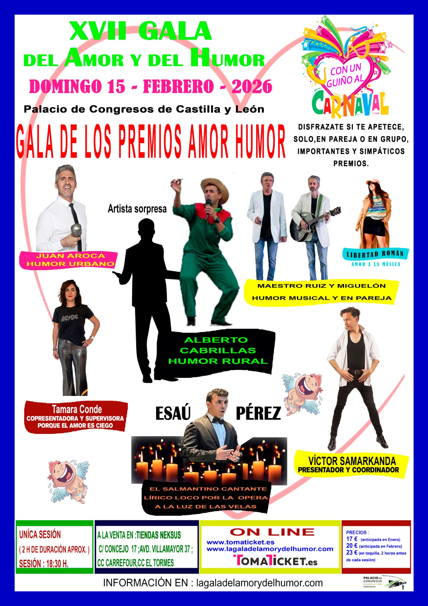 XVII GALA DE LOS PREMIOS AMOR ♥ HUMOR ♥