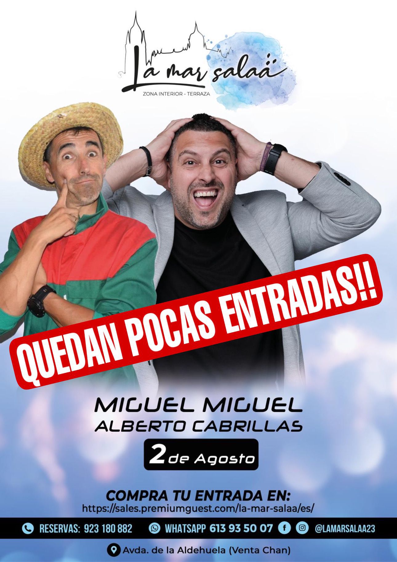 ALBERTO CABRILLAS & MIGUEL MIGUEL en la Mar Salaá