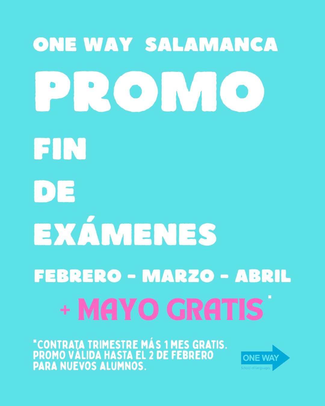 Promo especial en Cursos de inglés en One Way Idiomas Salamanca