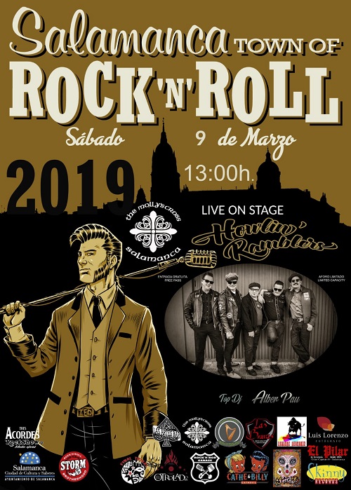 Salamanca TOWN OF ROCK'N'ROLL, HOWLIN' RAMBLERS + Top Dj + Alber Pau