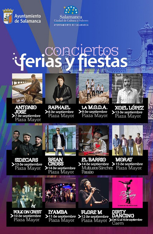 CONCIERTOS FERIAS Y FIESTAS 2018