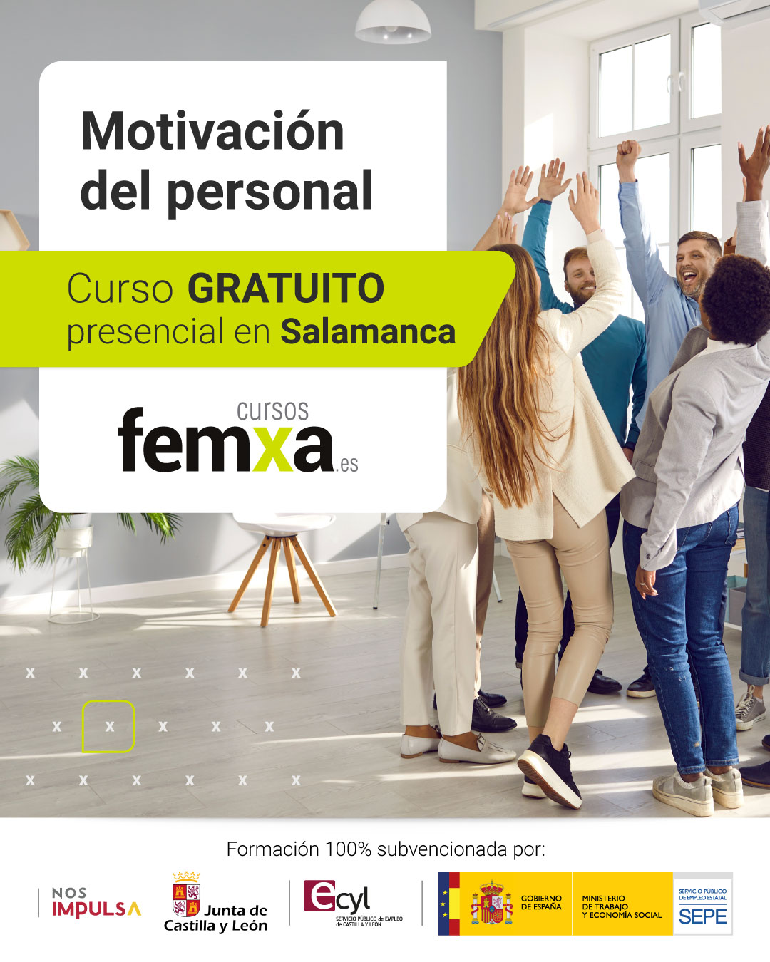Curso gratuito en Salamanca: Motivación del personal