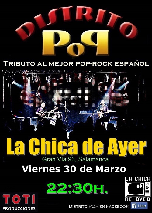 DISTRITO POP 'TRIBUTO AL MEJOR POP-ROCK ESPAÑOL'