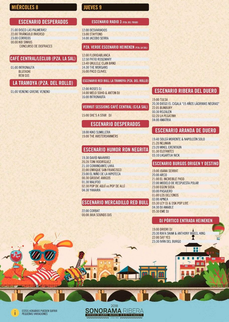 Sonorama Ribera 2018