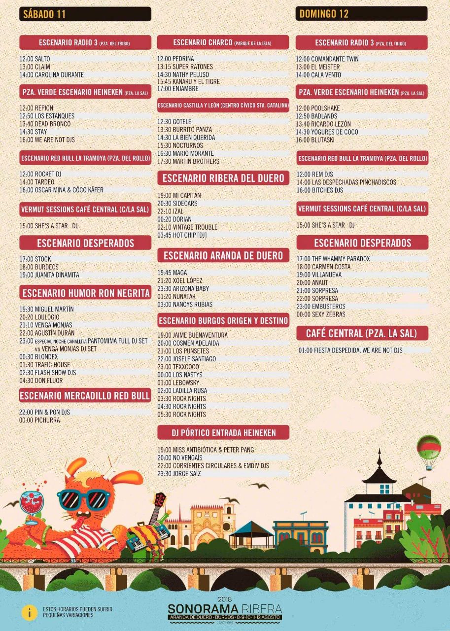 Sonorama Ribera 2018